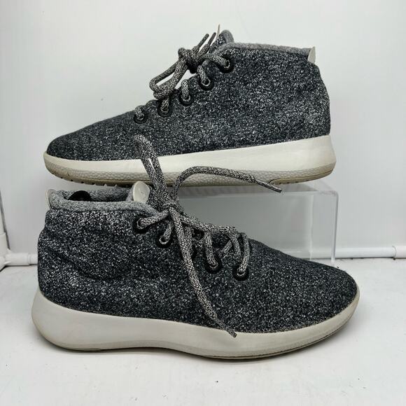 Allbirds Shoes Mens 9 WRU M Wool Runner Up Mizzles High Top Sneaker Gray - Picture 1 of 8